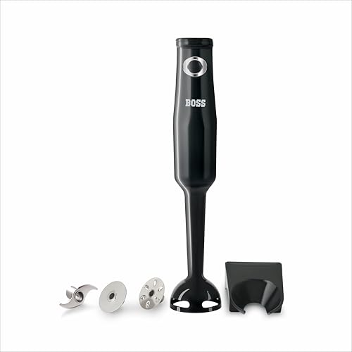 Image of BOSS Classic+ Hand Blender 175W with 3 Stainless Steel Blades & 2 Year Warranty | Black