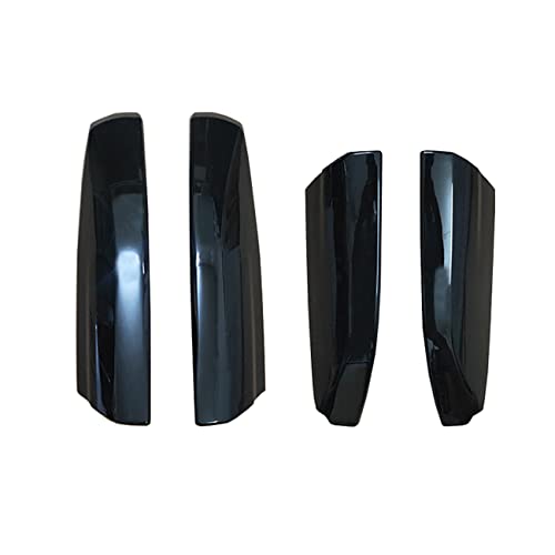 Tocatus - Cubierta de techo para riel de carga para Toyota Highlander 2008-2013, Negro, 4 unidades