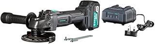 Amazon Brand Denali by SKIL 18 V (20 V Max) Angle Grinder Kit, Includes 4.0 Ah Lithium Battery and Charger