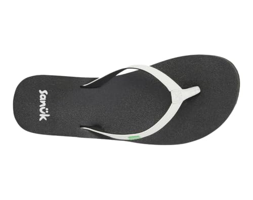 Image of Sanuk Yoga Joy Womens Flip Flops | Yoga Mat Footbed | Sandals for Women | Womens Yoga Sandals | Women's Beach Sandals