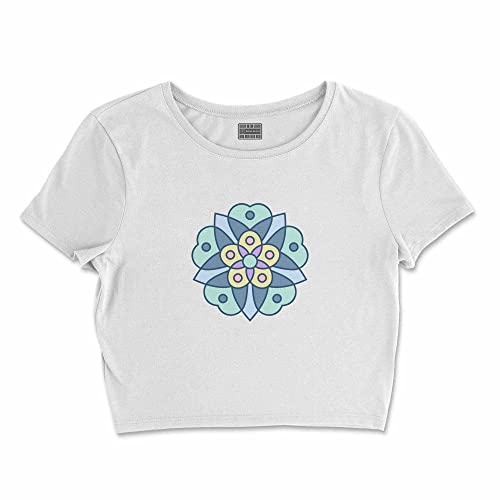 T-Shirt Court Femme Blanc M Bdwtswi-100139-m pour l'Été