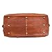 24 Inch Genuine Buffalo Leather Travel Duffle Bag, Overnight Weekend Leather Bag Sports Gym Duffel for Men, Airplane Under Seat Carry on Bags (Tan)