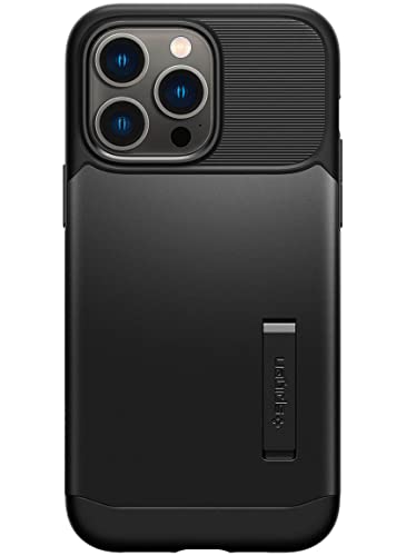Spigen Slim Armor iPhone 14 Pro Noir : coque antichoc double couche - 3