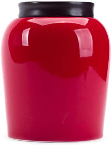 Cremation Urn Urna Urns Funeral Urn Urns Adult Funeral Urn Ceramics Large Capacity Double Cover Seal Moisture Proof Handcrafted High Temperature Fired Cremation Urns For A Small Amount Human Ashes WJH