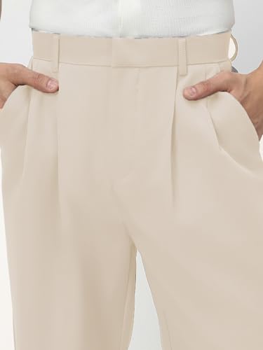 Image of Urbano Fashion Men's Loose Baggy Fit Solid Korean Pants Stretchable