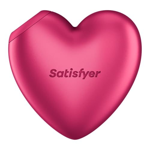 Satisfyer Cutie Heart Battery-Line | Herzförmiger Druckwellenvibrator mit Vibration & 2 separat steuerbaren Motoren | 11 Druckwellen & 12 Vibrationsstufen | Wasserdicht (IPX6) | batteriebetrieben