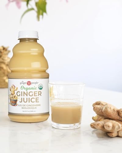 Image of Organic Ginger Juice by The Ginger People - 99% Pure, No Sugar or Water Added, Non-GMO, Vegan, 32 fl oz (Pack of 12)