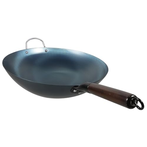 Wok tradicional de hierro Zerodeko con mango miniatura 1