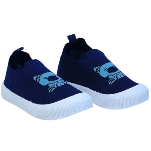 Image of Baby Choo Choo Shoes for Boys & Girls | Soft Slip-On Toddler Shoes with Whistle Heel | Breathable Knit Upper | PVC Sole | Ages 6 Months-3 Years