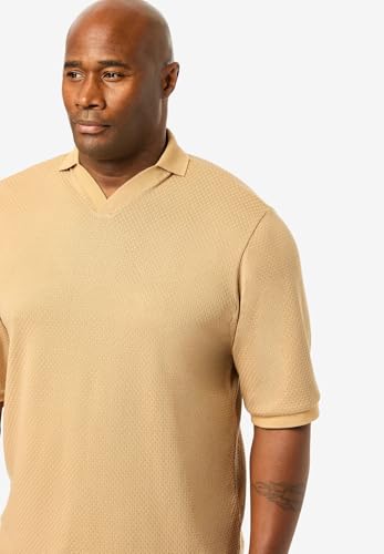 KingSize Men's Big & Tall Knit Sweater Polo4