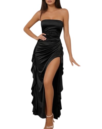 Image of LightlyKiss Women's Bodycon Wedding Guest Dress Formal Cocktail Party Evening Gown