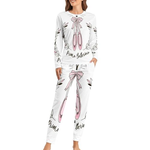 Pyjama ensemble femme chaussures de ballet le cadeau idéal et élégant