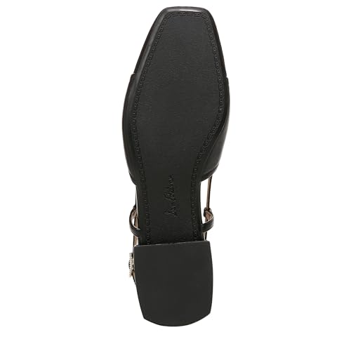 Sam Edelman Women's Kara Ballet Flat, Black Leather, 113