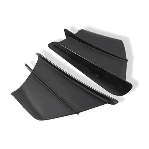 RORVECQ Motorrad-Seitenflügel Für Ducati 899 959 1198 1198S 1199 1299 Für Panigale V4 V4S V4R Aerodynamik-Element Für Frontverkleidung(SCHWARZ)