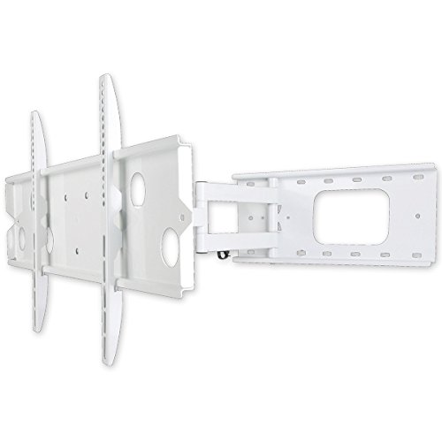 エース オブ パーツ テレビ壁掛け金具 37-65インチ対応 アームタイプ ホワイト PLB-136MW