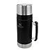 Stanley The Legendary Classic Food Jar .94l Matte Black 18/8 Stainless Steel Double-Wall Vacuum Insulation Water Bottle Leakproof + Packable Dishwasher Safe Naturally Bpa-Free, Unisex Adulto, 0.94L