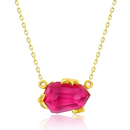 Collier argent 925 femmes topaze rose diamant géométrique bijoux mariage
