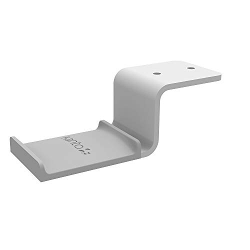 Image of Kanto HH Universal Under Desk Headphone Hook - White - Solid Steel Construction - Mount using 3M adhesive or 2 included screws