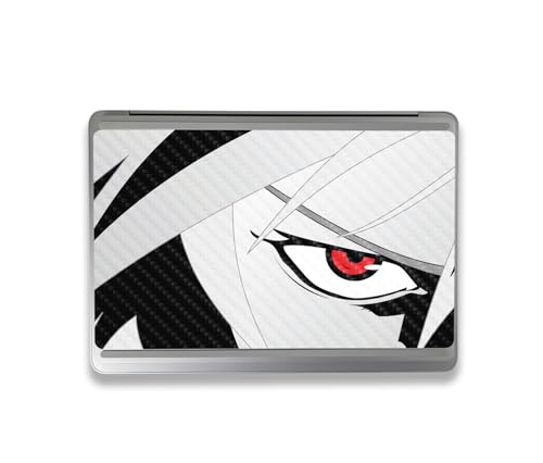 Image of MightySkins Carbon Fiber Skin Compatible with Microsoft Surface Laptop Studio 2 (2023) Full Wrap Kit - Anime Eye | Protective, Durable Textured Carbon Fiber Finish | Easy to Apply | Made in The USA