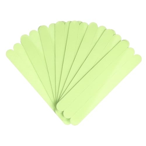 INOOMP Tiras Antideslizantes Luminosas Fluorescentes para Escaleras, 24 Piezas Adhesivas para Seguridad en Interiores y Exteriores