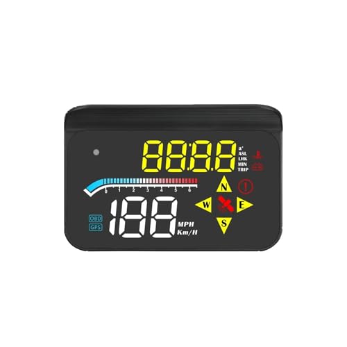 OBD2 GPS fAVXe M17 HUD wbhAbvfBXvC tgKX Xs[hvWFN^[ ZLeBA[  I[o[Xs[h RPM MPH KM/H gbv