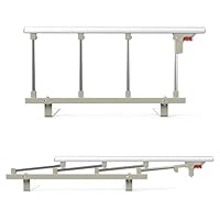 ybaymy Foldable Bed Rail,Bed Rails for Elderly Adults, Safety Side Protector for Elderly People, Bed Assist Rail for Seniors Disabled Fall Protection