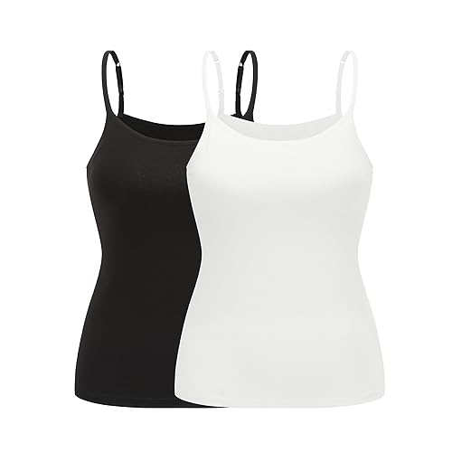 Womens Modal Built-in Bra Padded Camisole Yoga Tanks Tops2