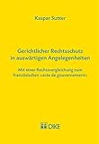 Gerichtlicher Rechtsschutz in auswärtigen Angelegenheiten: Mit einer Rechtsvergleichung zum französischen 'acte de gouvernement'