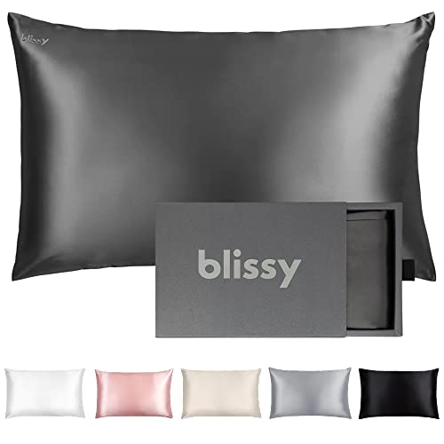 Blissy Silk Pillowcase 100 Pure Mulberry Silk 22 Momme 6A High