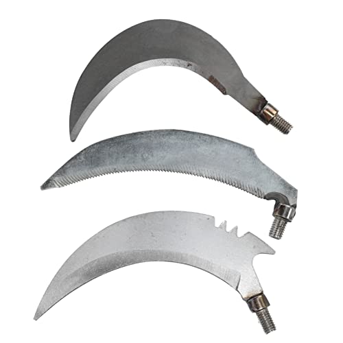 Mipcase Manual Weeders Gardening Tools 3pcs Garden Heads No Handle Steel Agricultural Gardening Knife