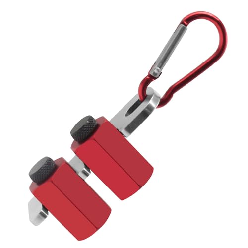 Stair Gauge Aluminum Alloy Framing Square Stops Hex Flat Framing Jig with Thumb Screw for Stair Layout Woodworking Stair Gauge Knob