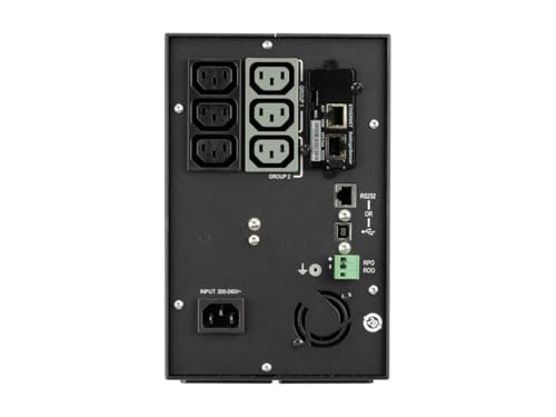 Eaton 5P850G 850VA 600W UPS, 230V Line Interactive Sine-Wave Backup, C14 Input, 6 C13 Outlets, LCD, USB/RS232, Network Card Slot, Tower, ACE 3 Year Warranty Included