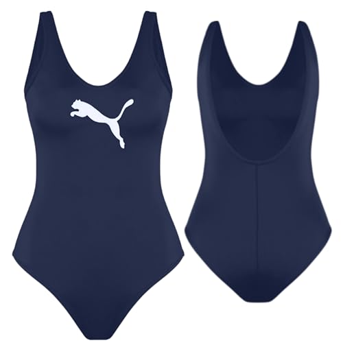 MAIÔ CLASSICO PUMA| Maiô Clássico Proteção UV50+ Feminino Adulto | Marinho | G