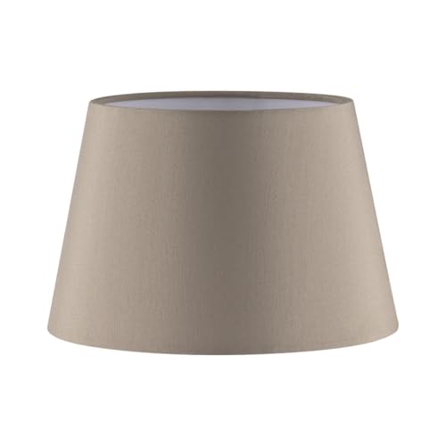 Home Sweet Home Abat-jour pour applique et lampe de table | Abat-jour taupe | 20/15/13cm | pour douille E27 | Abat-jour en tissu