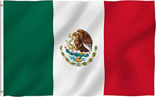 Bandera De México,Olores Brillantes Resistente a La Decoloración UV, Banderas...