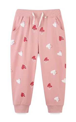 Pantalones deportivos para niñas de algodón puro en talla 57