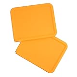 LUVCOSY 11 Cup Rectangle Silicone Storage Cover Lids Replacement for Anchor Hocking Glass Bowls (Container not Included) 2 Pack, Microwave, Dishwasher and Freezer Safe