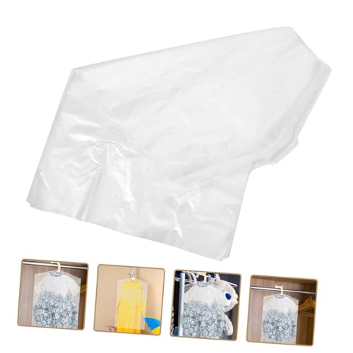 BESTYASH 40pcs Clear Plastic Garment Bags for Clothes Protection Covers for Hanging Clothes for Travel and Storage Fits Various Clothing Types 7
