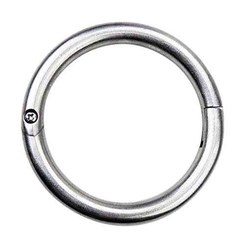 BESPORTBLE 1pc Bull Nose Ring Cow Traction Nose Circle Nose Ring for Cattle Livestock Traction Ring Calf Weaner Ring Piercing Tools Calf Nose Ring Medium Stainless Steel Instrument