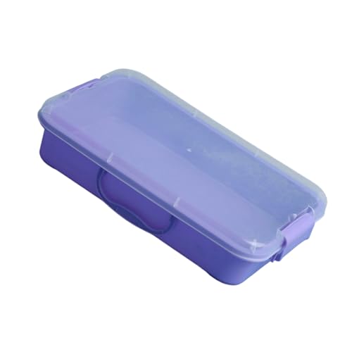 Chenxi Studio Bac à sable portable multicolore - Organisateurs sensoriels empilables avec couvercle pour fournitures d'art de sable, salle de jeux pour enfants, boîte de rangement portable pour arts