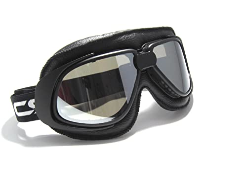 Crg Sports Motorcycle Goggle Vintage Aviator Pilot Style Cruiser Scooter Motocross Goggles For Men, Women, Adults #TOP1