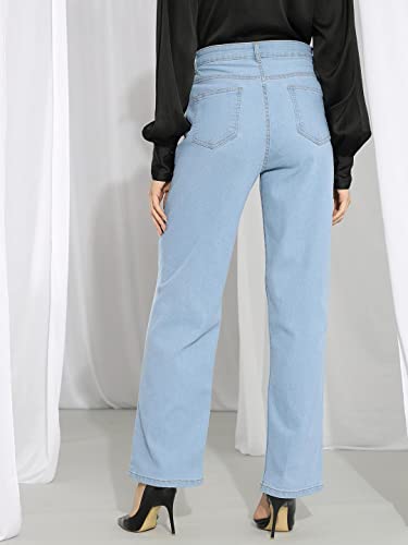 Image of KOTTY Women's High Rise Cotton Lycra Blend Ankle Length Relaxed Fit Jeans