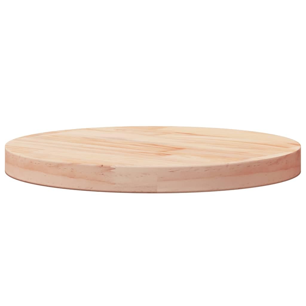 vidaXL Piano Tavolo Rotondo Ø30x3 cm in Legno Massello di Pino