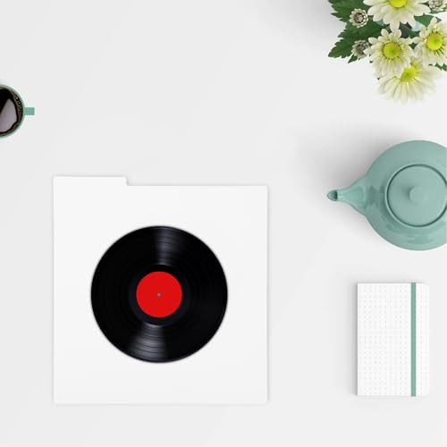 Divisores de vinilo y organizadores de discos OUNONA: separadores de PVC para estantes 7