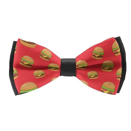 Men’s Pre-tied Bow Tie with Adjustable Band, Comfortable for Party and Commuting