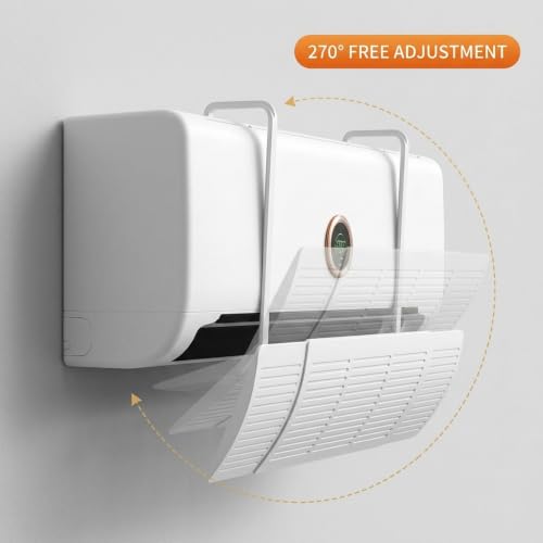 Deflector de viento de CA ajustable de 22-36" para aire acondicionado de pared 5