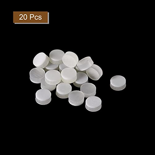 Image of MECCANIXITY Inlay Fretboard Dots Guitar Inlay Dots White Acrylic Inlays Mark Point 5x2.1mm for Guitar Fingerboard, Pack of 20