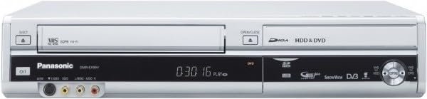 Panasonic DMR-EX99VEGS DVD- und Festplatten-Rekorder / VHS-Rekorder Kombination 250 GB (HDMI, Upscaler 1080p, DivX-zertifiziert, USB 2.0) mit integriertem DVB-T & analog Kombi Tuner silber