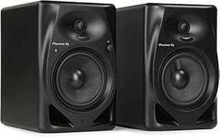 Pioneer DJ DM-50D-BT 5-inch Desktop Active Monitor Speaker Pair with Bluetooth - Black