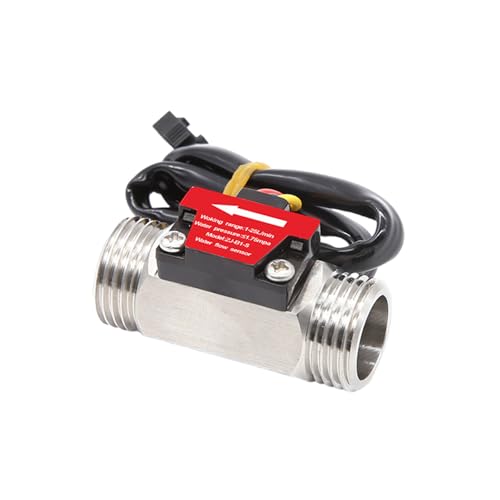 Sturdy 1/2In Port Water Flows Sensors Functional 1/2In Pipe Water Flows Sensors Utilizing Stainless Steel Designs